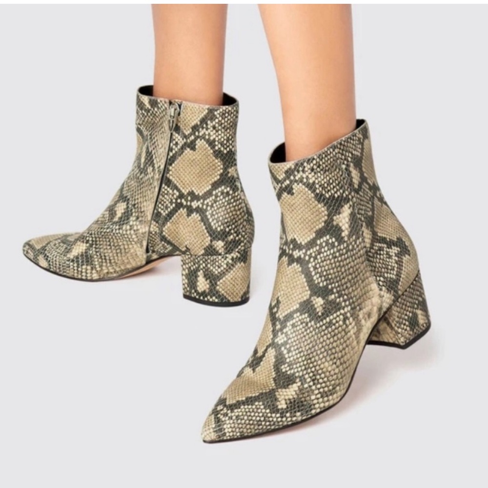 Dolce Vita Bel Booties Snake Print